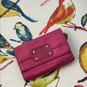 Fossil Fuchsia Leather Women's Wallet